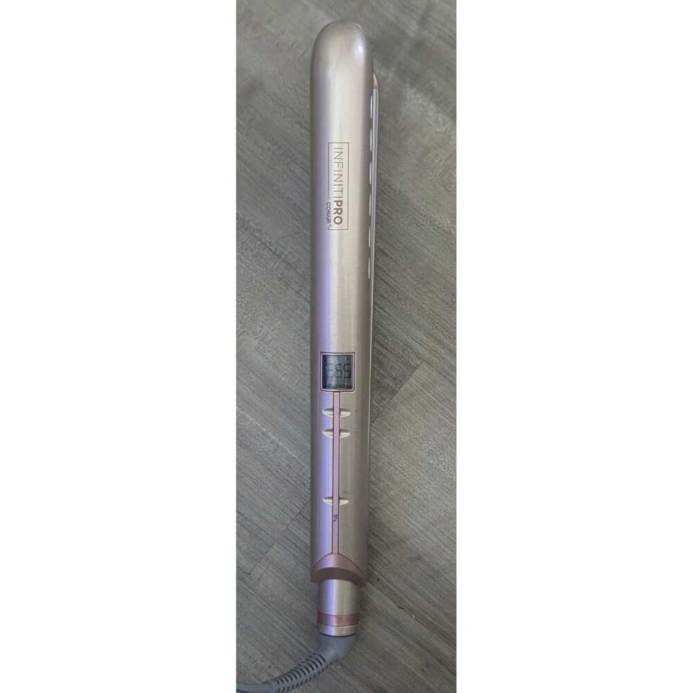 Conair Infiniti Pro - 1 in Frizz Free Flat Iron Titanium Ceramic Rose Gold CS600